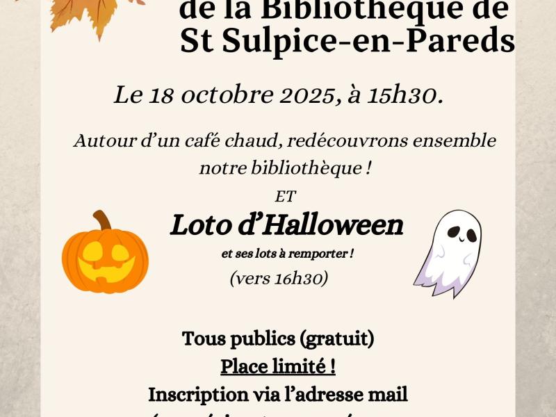Portes ouvertes Bibliothèque de Saint-Sulpice-en-…